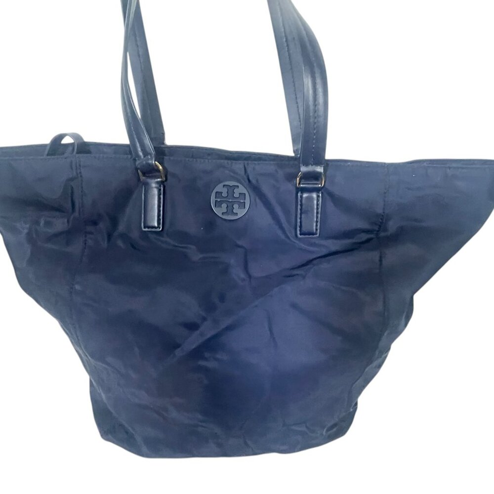 Tory Burch Tilda Nylon Tote (Navy Blue)